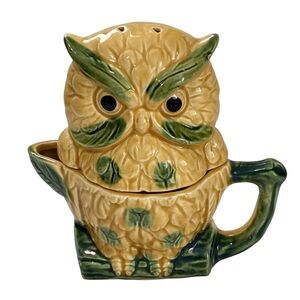 VINTAGE CERAMIC OWL CREAMER